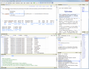 Free interlinear Bible software with Greek and Hebrew tools